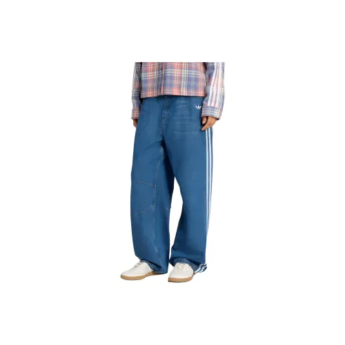 Adidas Originals FW25 Baggy GFX Деним Джинсы Женские