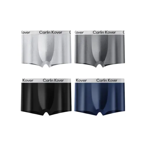 GOYN 4 пачки Светло-серый + Темно-серый + Черный + Темно-синий Мужские комплекты нижнего белья