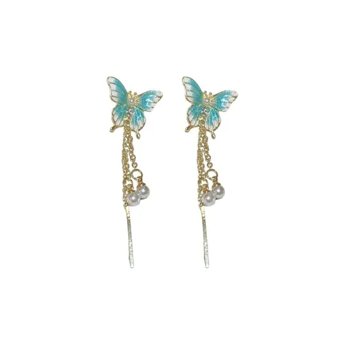 Tong Tong Rabbit Alloy Resin Earrings Women's
