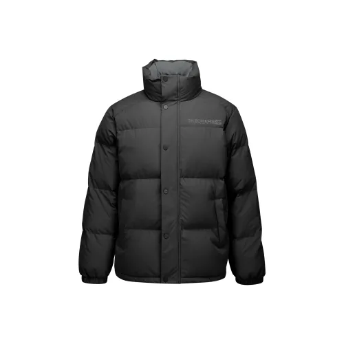 Skechers Пуховик Унисекс Угольный Черный