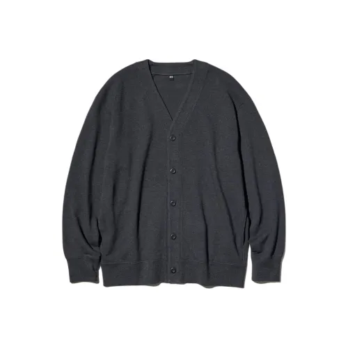 UNIQLO Темно-серый Мужской Свитшот
