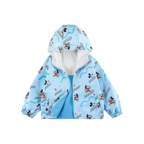 Disney Весенний Осенний Мода Повседневный Мультяшный Двусторонний С капюшоном