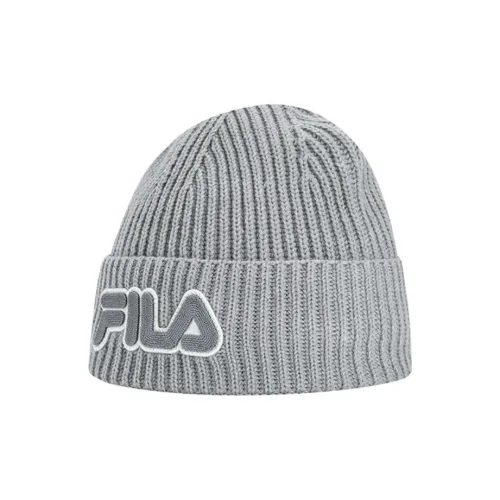 FILA ORIGINALE Акриловая вязаная шапка из овечьей шерсти мужская светло-серый