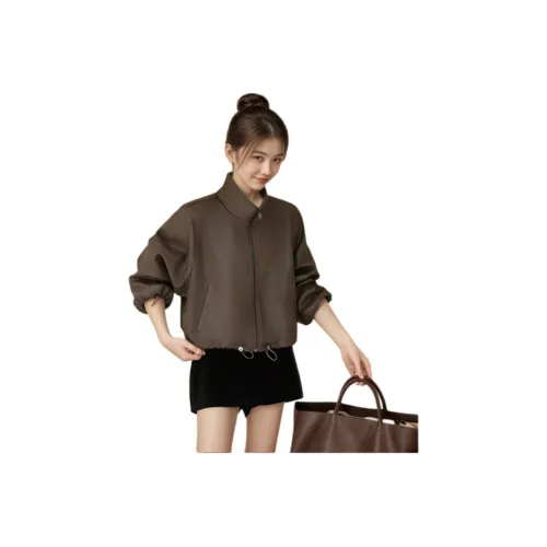 GOSO Женские Кожаные Куртки