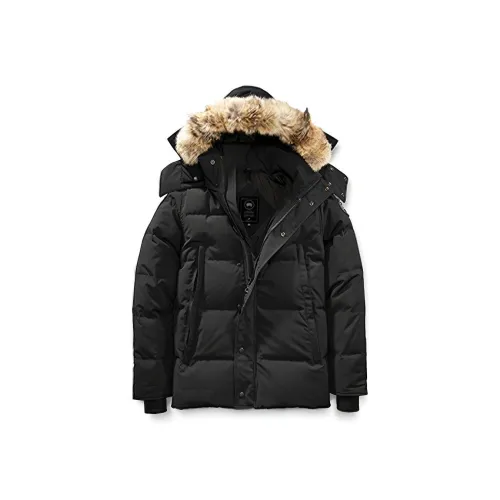 Canada Goose Wyndham Series Down Jacket Parka Coat Men's Black