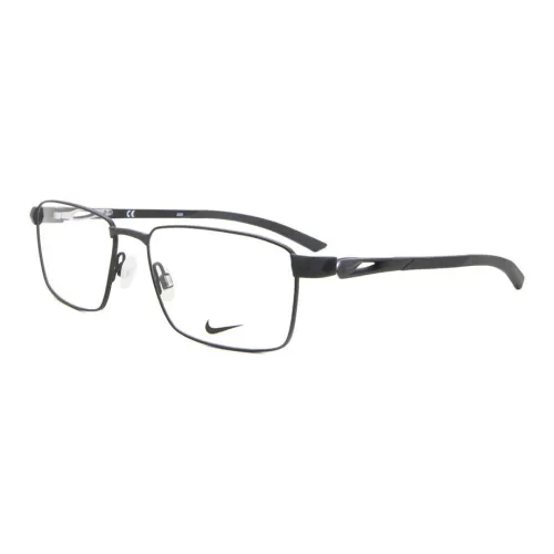 nike Металл Прямоугольный Оправы для очков Унисекс Черный