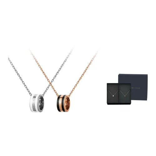 Daniel Wellington Сплав Ожерелья Унисекс Фарфор Белый Серебряный Керамика Черный Золото