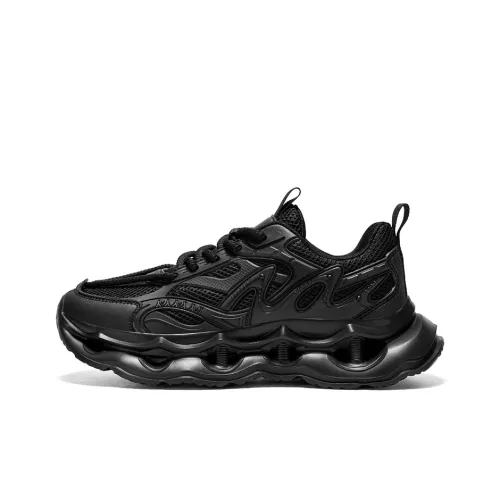 URBAN AUTHENTIC Амортизация Увеличение Высоты Устойчивость к Износу Дышащий Противоскользящий Низкий Топ Толстая Подошва Мужские