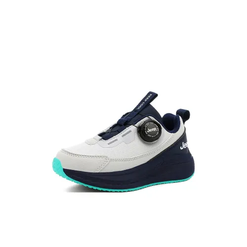 JEEP Износостойкие Дышащие Беговые Кроссовки Серый Синий Детские