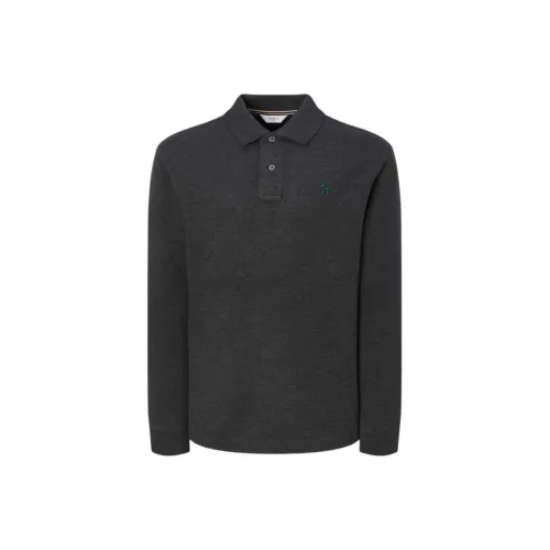 HAZZYS Polo для мужчин угольно-серый