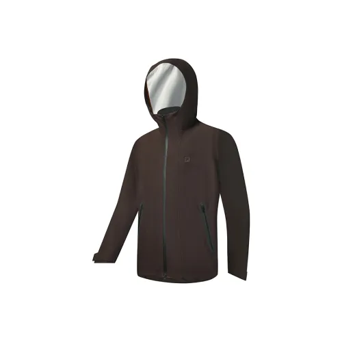 FILA Фитнес Поход Ветровка Мужская Черная