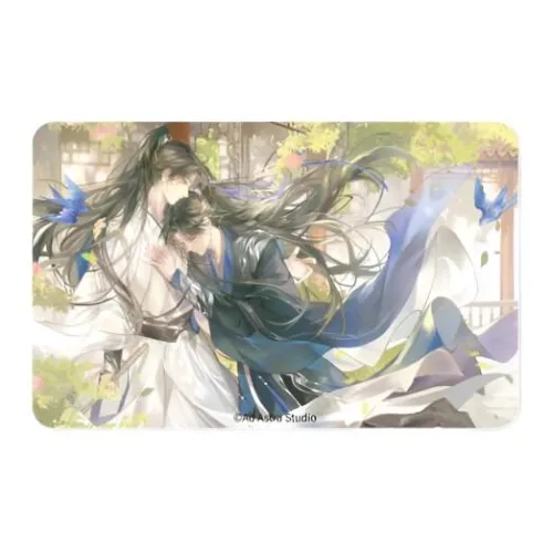 Shanghai Public Transport Card Эрха и его Белый кот Ментор Весенний Бриз в объятиях Мерч по IP