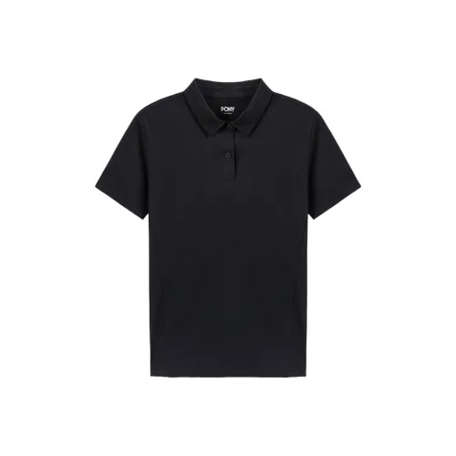 Пони Черная Мужская Поло