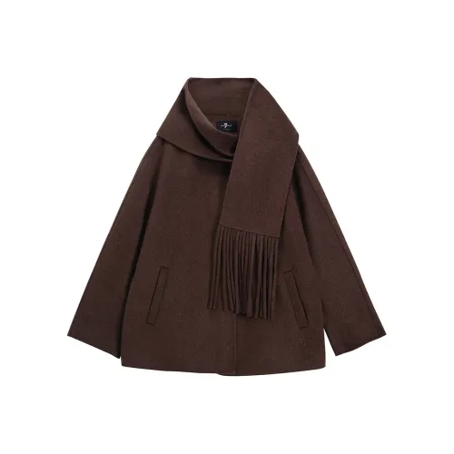 7 FOR Все MANKIND Шерстяное пальто женское