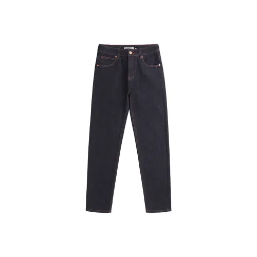 HIPANDA Blue Men's Jeans HIPANDA Синий Мужской Джинсы