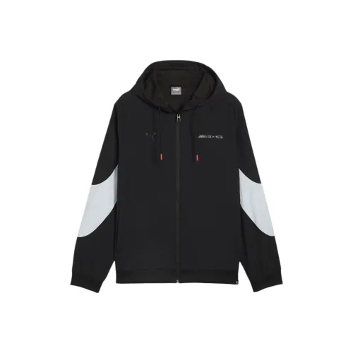 PUMA AMG Мужской Motorsport Ткани вязаные Куртка Куртки Пальто Мужской Черный