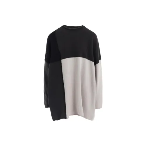 Yohji Yamamoto Y'S FW25 Твердый TWISTED Блок INTARSIA Короткое Платье Пуловер Трикотаж Унисекс