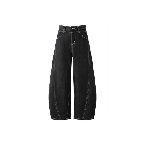 【Dme】 Cleanfit Loose Fit Straight Fit Fashion Banana Брюки длиной до пола Unisex