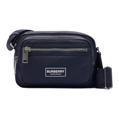 Burberry Nylon Crossbody Bag Adjustable Strap Zip Closure Exterior Zip Pocket, Interior Slip Pocket