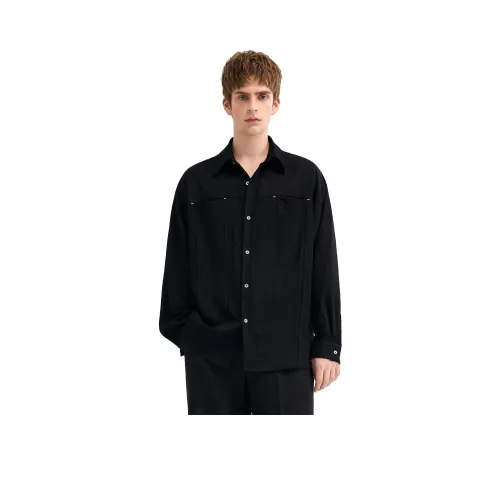 WILD LEADER Черная Унисекс Рубашка