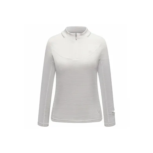 BMAI Темно-коричневый Бежевый Белый Женские T-рубашки