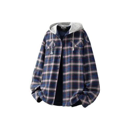 Pallsupol Синий Серый Клетка Унисекс Свитшоты