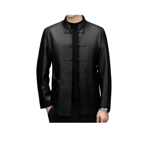 Square Man Also Stands Tall кожаная куртка мужская