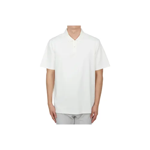 Malbon Golf Collaboration Поло Мужское Белое