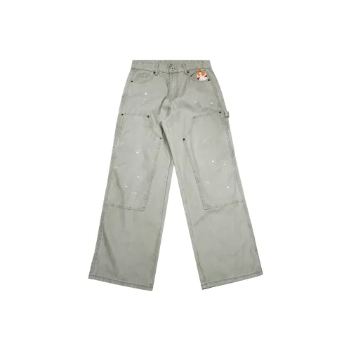 г TRE Прямой крой Свободный крой Широкие брюки Lumberjack Брюки Унисекс