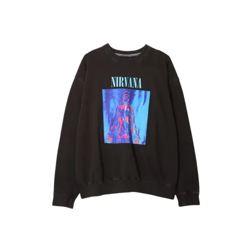 Manastash x Nirvana SLIVER Sweat Crew Толстовка Мужская