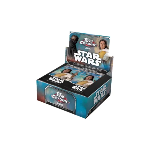 Topps Chrome Star Wars Коллекционная карта Универсальные карточки Целая коробка