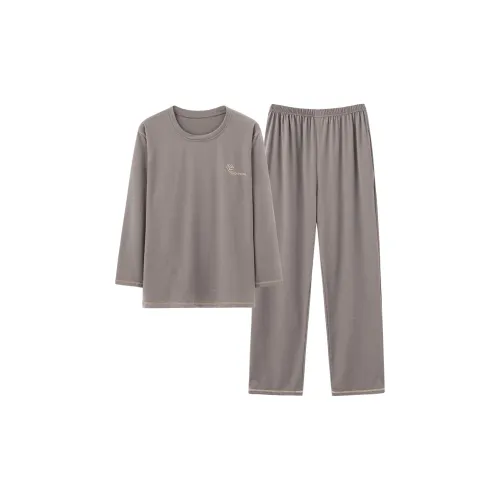 QIAOJIAREN Хаки Мужские Пижамные Комплекты