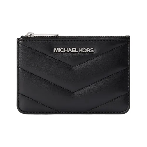 MICHAEL KORS Jet Set Travel Кошелек из искусственной кожи маленький мужской черный