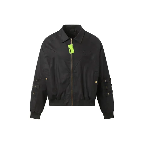 W7H1 Черный Унисекс Куртки