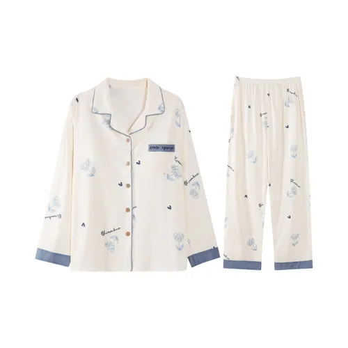 TINGYILAN Изображение Цвет [С подушечками] Женские Пижамные Комплекты