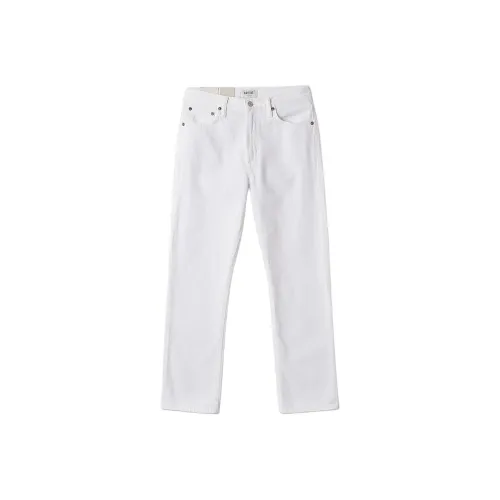 AGOLDE Белый Мужской Джинсы