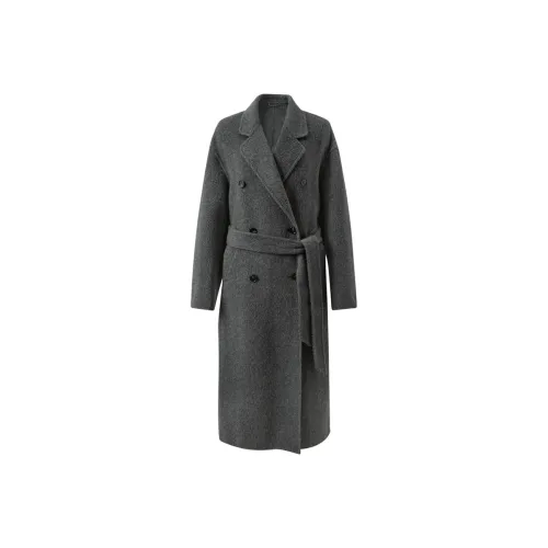 3COLOUR Тихий Серый Женский Пальто