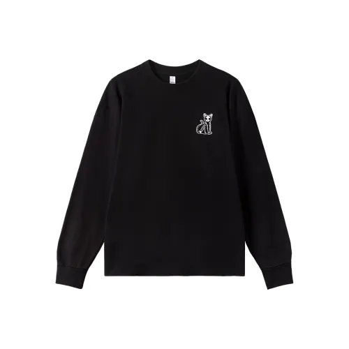 ZHONGBANGJICHU Длинный рукав Т-рубашка Унисекс