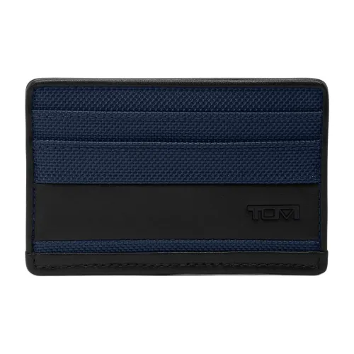 TUMI Баллистический нейлонный держатель для карт Мужской Синий и Черный