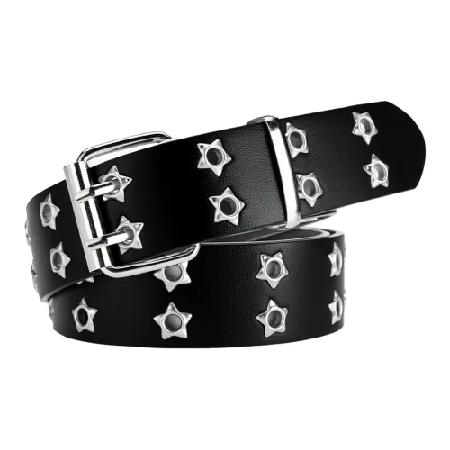 Miniso Ремни из ПУ (полиуретана) Унисекс 3,3 см