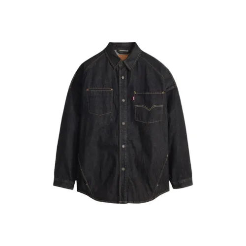 Levis Темно-синий Мужской Джинсовые куртки