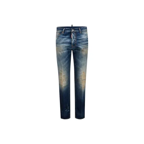 DSQUARED 2 Blue Men's Jeans DSQUARED 2 Синий Мужской Джинсы