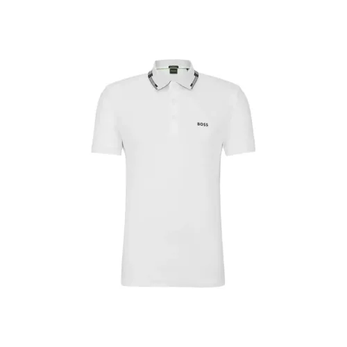 Hugo Boss Поло Мужское Белое