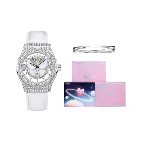 DAVENA Кварцевый Movement Женские Часы из коллекции POSSESSION, 39mm*39mm*12mm, Жемчужная раковина, Цвет