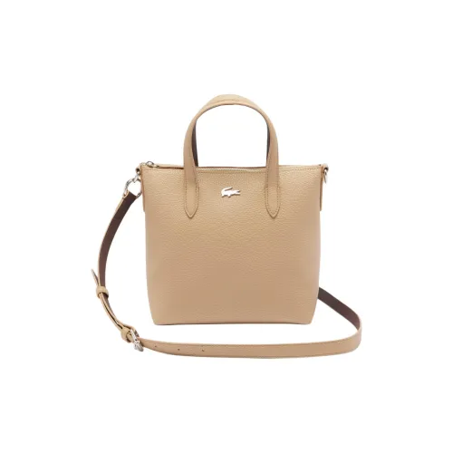 LACOSTE PVC Тоут Сумка Сумка для покупок Сумка Мини Женская Бежевая