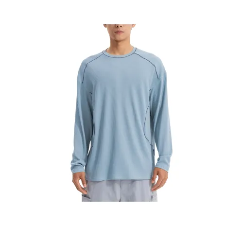 DECATHLON Серый Синий Унисекс T-рубашки