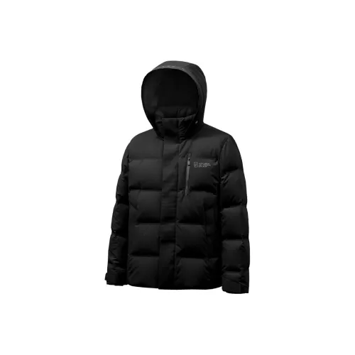 COMBO Зимний Теплый Утепленный Пуховик с Капюшоном Укороченный Пуховик Мужской