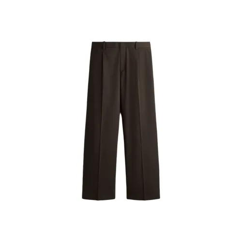 H M Коричневый Мужской костюм брюки