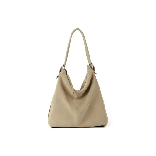 YOCAMU Матовый Корова Кожа Тоут Сумка Плечевая Сумка Женская Песочный Верблюжий Коричневый Кофейный