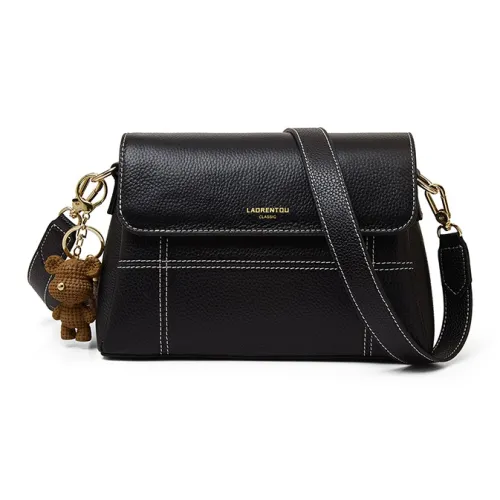 Old Man's Head Сумка через плечо из натуральной коровьей кожи женская черная